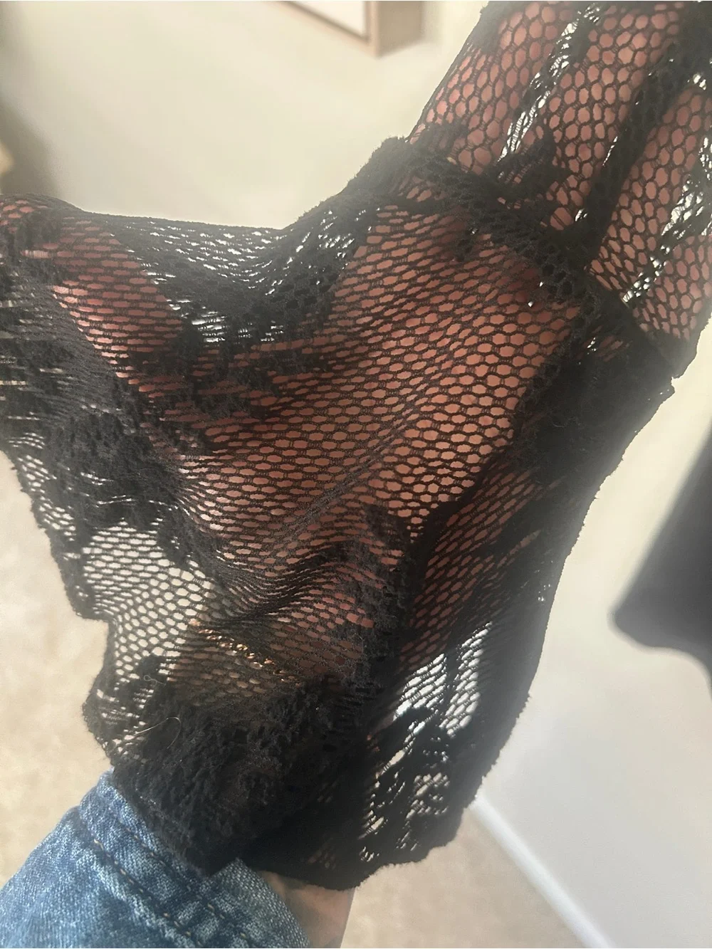 Free People Lace bodycon dress